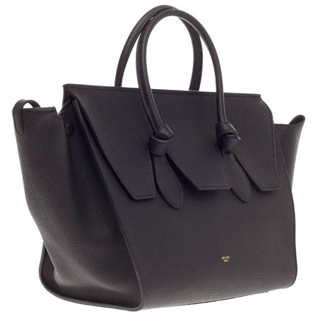 celine tie knot tote|Celine tie trio pouches.